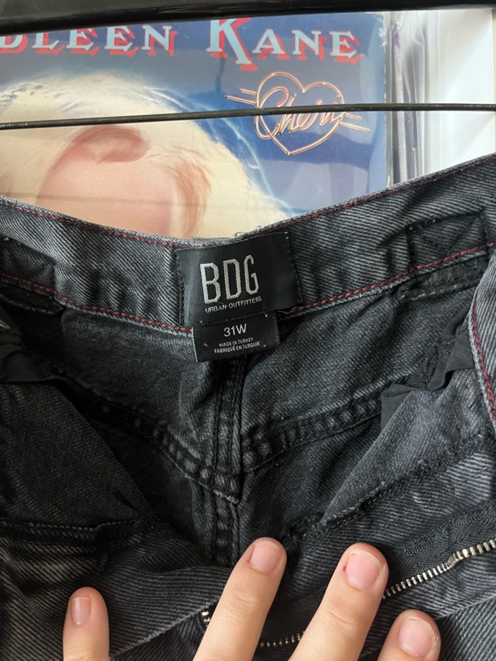 UO black jeans W31 black - Picture 3 of 6